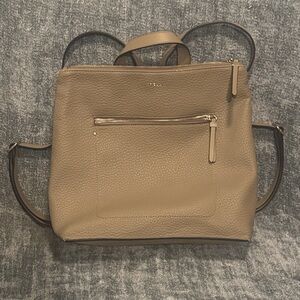 Fiorelli Chic Tan Backpack / Bag / Purse